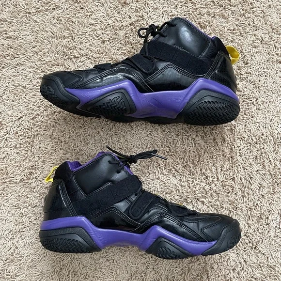 RARE Adidas Top Ten 2000 Mens Size 12 US Black Purple Gold Lakers Kobe adidas Top Ten 2000 Basketball Lakers for Sale  main image 3
